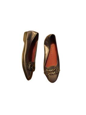 Aerosoles Size 9 Navy Blue Leather Flats Shoes
